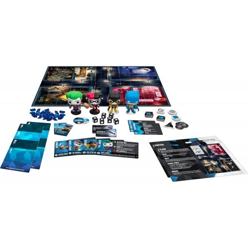 펀코 Funkoverse Strategy Board Game: DC Theme Set, 2-4 Players, Multicolored