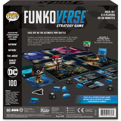 펀코 Funkoverse Strategy Board Game: DC Theme Set, 2-4 Players, Multicolored