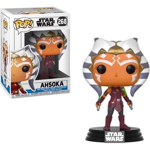 펀코 Funko Pop Star Wars: Clone Wars - Ahsoka Tano Collectible Figure, Multicolor