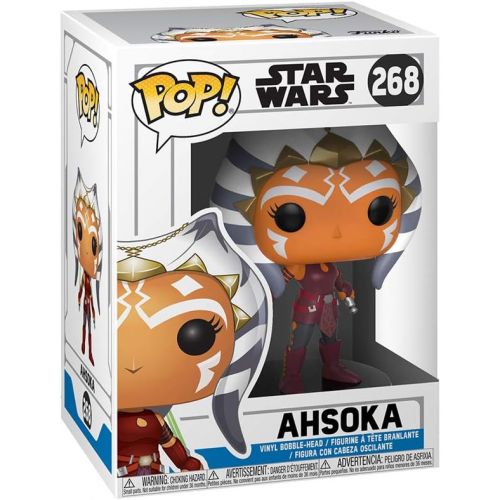 펀코 Funko Pop Star Wars: Clone Wars - Ahsoka Tano Collectible Figure, Multicolor