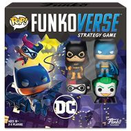 Funkoverse Strategy Board Game: DC Theme Set, 2-4 Players, Multicolored