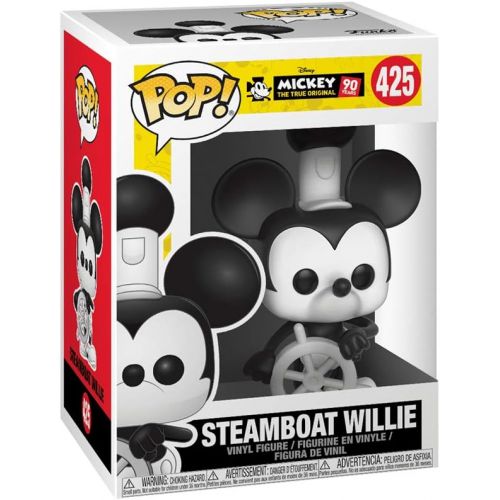 펀코 Funko Pop Disney: Mickeys 90Th Steamboat Willie Collectible Figure, Multicolor