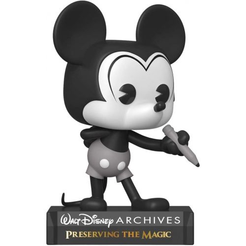 펀코 Funko Pop Bundle 1 Disney: Archives Plane Crazy Mickey Vinyl Figure with PET Plastic Box Protecter