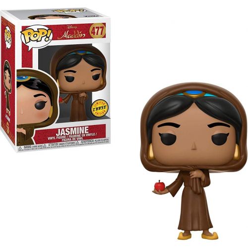 펀코 Funko Jasmine (Chase Edition): Aladdin x POP! Disney Vinyl Figure & 1 PET Plastic Graphical Protector Bundle [#477 / 35754 B]