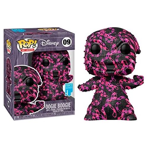 펀코 Funko Pop! Disney: Nightmare Before Christmas Oogie (Artists Series) with Protective Case, 3.75 inches