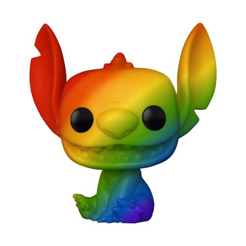 펀코 Funko POP Disney: Pride Stitch (Rainbow),Multicolor,Standard