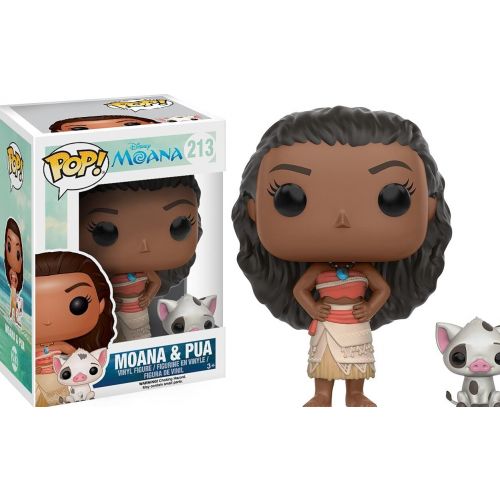 펀코 Funko POP Disney: Moana Moana & Pua Action Figure , Brown , Standard