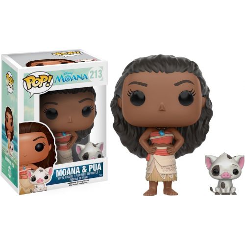 펀코 Funko POP Disney: Moana Moana & Pua Action Figure , Brown , Standard