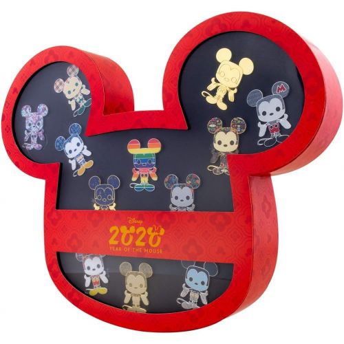 펀코 Funko Loungefly: Disney Year of The Mouse, 12 Pin Limited Edition Set, Amazon Exclusive