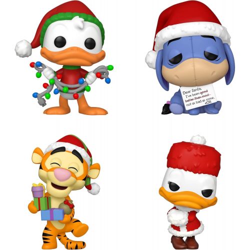 펀코 Funko Pop! Disney Holiday 2021 Set of 4 Daisy Duck, Donald Duck, Eeyore and Tigger