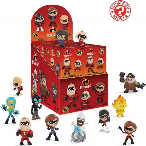 펀코 FunKo Funko Mystery Mini: Disney Incredibles 2 Display Box of 12 Action Figures