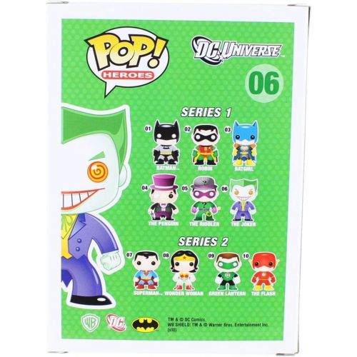 펀코 FunKo Funko DC Universe POP! Heroes The Joker Vinyl Figure #06 [Metallic Chase]