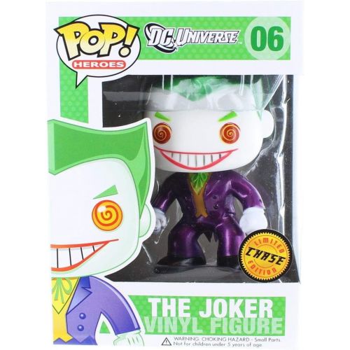 펀코 FunKo Funko DC Universe POP! Heroes The Joker Vinyl Figure #06 [Metallic Chase]