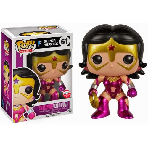 펀코 FunKo Nycc 2014 Funko Pop Exclusive Metallic Saphire Wonder Woman