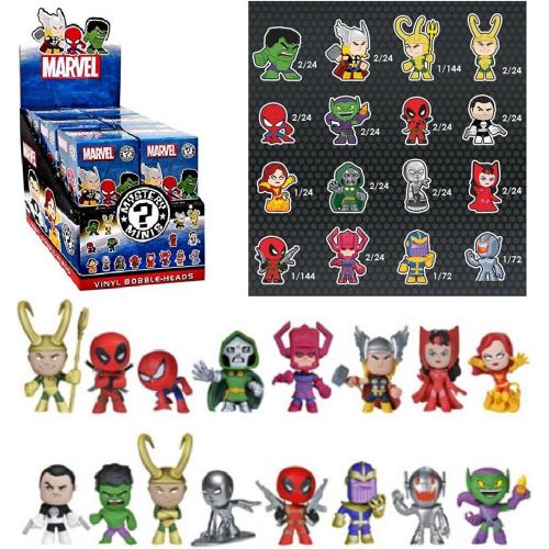 펀코 FunKo Funko Marvel Mystery Mini Vinyl Figure Display Box (Case of 12)