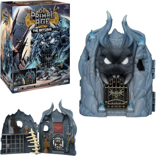 펀코 FunKo Funko DC Primal Age - Batcave Play Set Collectible Figure, Multicolor