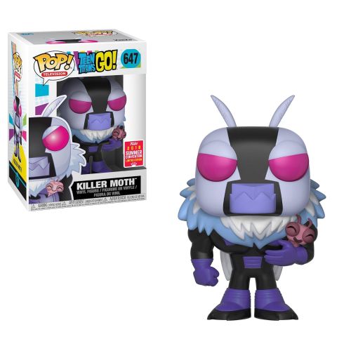 펀코 FunKo Funko Wonder Killer Character Teen Titans Raven Woman Figure Hero Pack Adventure Cartoon Toy Super Pop Pack Moth Exclusive with Action Stickers! Robin, Starfire, Beast Boy & Cyborg