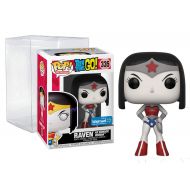 /FunkoLLC Funko Pop! Bundle: Teen Titans Go! Raven as Wonder Woman (#335, Walmart Exclusive) with Protector