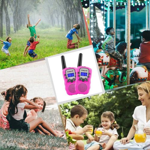  [아마존베스트]Funkprofi Walkie Talkies for Kids, Long Range 22 Channels HD Sound Two Way Radios with Belt Clip and Flashlight, Birthday Toy Gift for Boys & Girls Age 3-12 Years Old, Suitable for