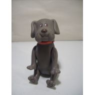 Funllectibles Vintage Pound Puppies Gray Puppy Dog Vinyl Action Figure,Tonka 1986