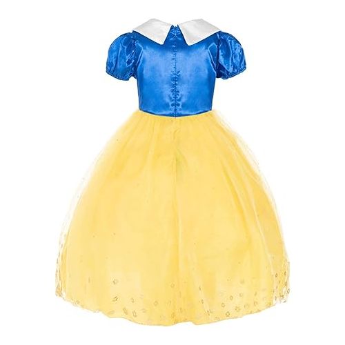  Funna Costume Princess Dress for Toddler Girls with Accessories