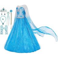 Funna Costume for Girls Princess Dress Up Costume Cosplay Fancy Party with Accessories