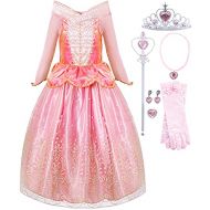 Funna Princess Dresses for Girls Sleeping Costume