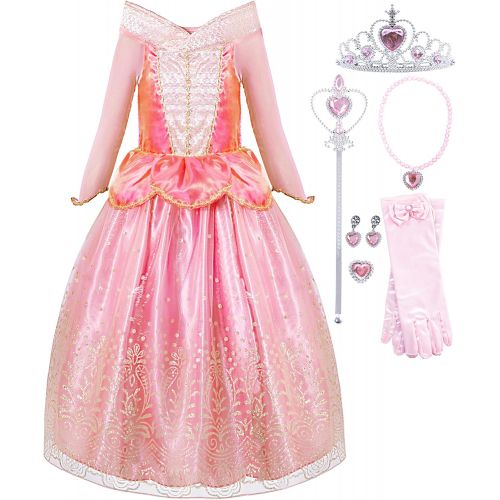  Funna Princess Dresses for Girls Sleeping Costume