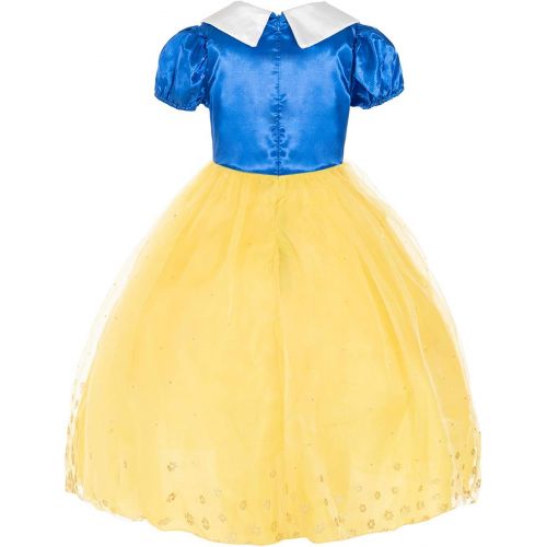  Funna Costume Princess Dress for Toddler Girls with Accessories