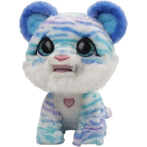  [아마존베스트]FurReal friends furReal North The Sabertooth Kitty Interactive Plush Pet Toy, 35+ Sound & Motion Combinations, Ages 4 and Up