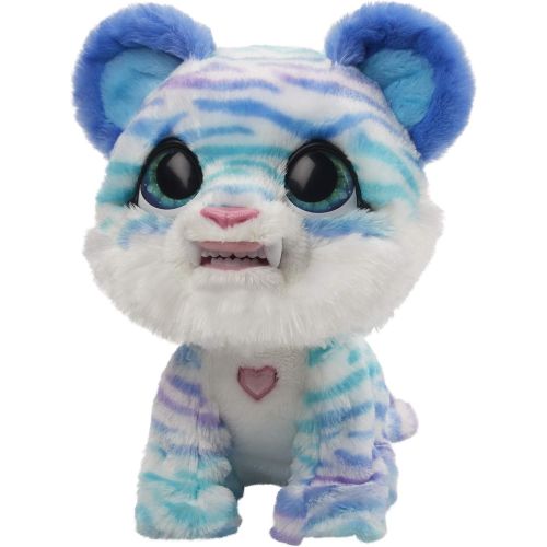  [아마존베스트]FurReal friends furReal North The Sabertooth Kitty Interactive Plush Pet Toy, 35+ Sound & Motion Combinations, Ages 4 and Up