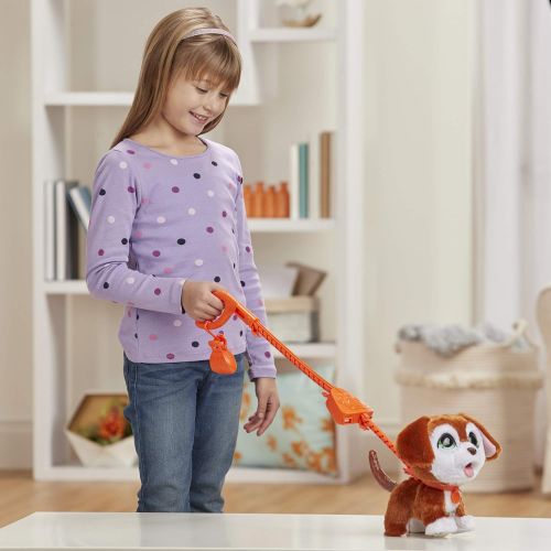  [아마존베스트]FurReal friends furReal Poopalots Big Wags Interactive Pet Toy, Connectible Leash System, Ages 4 and Up