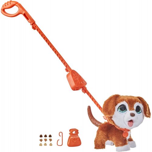  [아마존베스트]FurReal friends furReal Poopalots Big Wags Interactive Pet Toy, Connectible Leash System, Ages 4 and Up