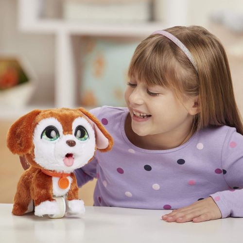  [아마존베스트]FurReal friends furReal Poopalots Big Wags Interactive Pet Toy, Connectible Leash System, Ages 4 and Up