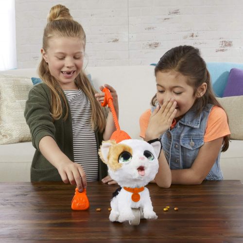  [아마존베스트]FurReal friends furReal Poopalots Big Wags Interactive Pet Toy, Connectible Leash System, Ages 4 and Up