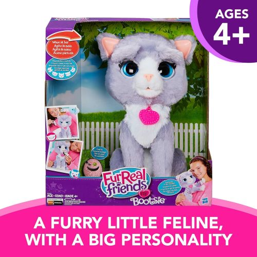  FurReal Bootsie Interactive Plush Kitty Toy, Ages 4 & Up