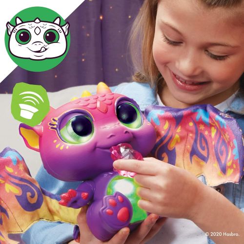  [아마존베스트]FurReal friends furReal Moodwings Baby Dragon Interactive Pet Toy, 50+ Sounds & Reactions, Ages 4 and Up