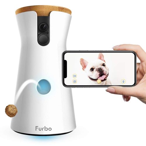  [아마존 핫딜]  [아마존핫딜]Furbo Hundekamera: Full HD WiFi Haustierkamera mit Leckerli Ausgabe, 2-Wege-Audio und Bell-Alarm (bekannt aus VOX hundkatzemaus)