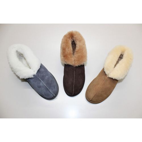  Furfurmouton Mens Slippers Booties Australian Sheepskin E809