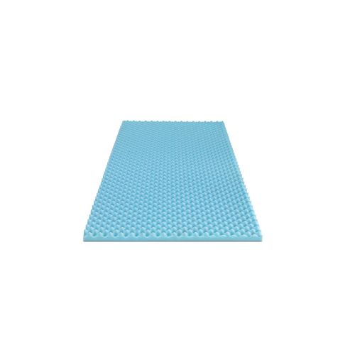  Furinno 2-Inch Egg Crate Gel HD Foam Mattress Topper, Soft