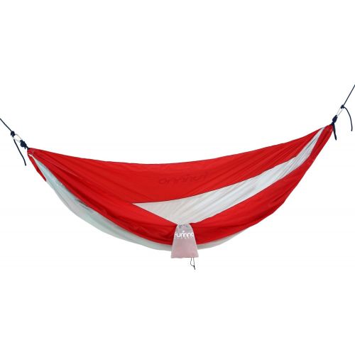  Furinno Laptop FH16097GY/BL Portable Durable Lightweight Hammock, grey / red