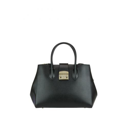 훌라 Furla Metropolis black leather small bag