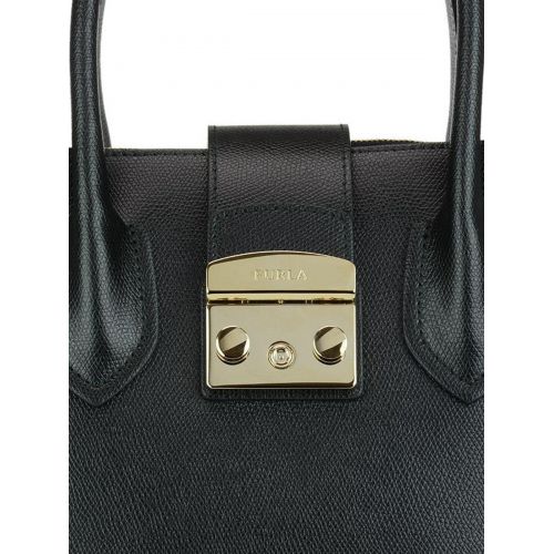 훌라 Furla Metropolis black leather small bag