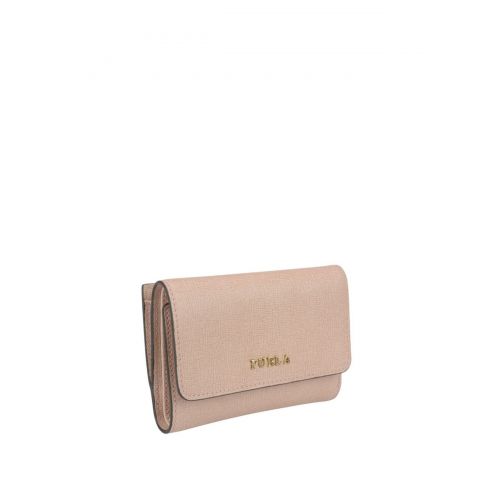 훌라 Furla Babylon small pink trifold wallet