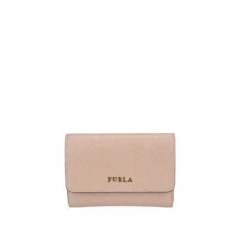 훌라 Furla Babylon small pink trifold wallet