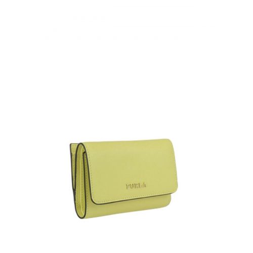 훌라 Furla Babylon small trifold yellow wallet