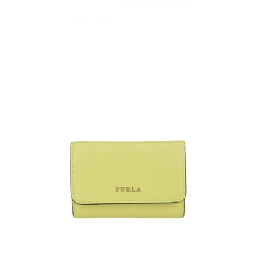 훌라 Furla Babylon small trifold yellow wallet