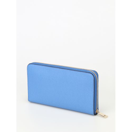 훌라 Furla Babylon XL blue zip-around wallet