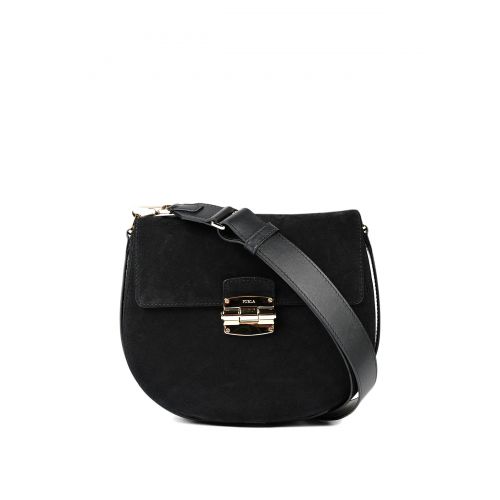 훌라 Furla Suede and leather Club crossbody