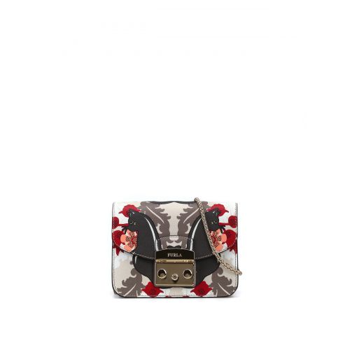 훌라 Furla Metropolis printed leather clutch